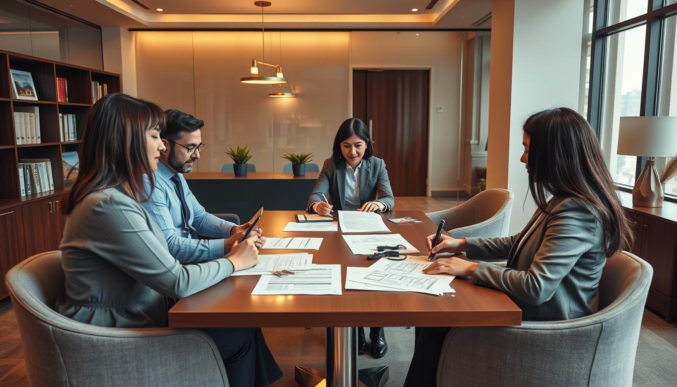 Property settlement documents and transfer review